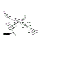 Chute Control Rod Assembly parts for Craftsman Gas Snowblower 536881130 from AppliancePartsPros.com