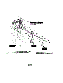 Engine Asembly parts for Craftsman Gas Snowblower 536881230 from AppliancePartsPros.com