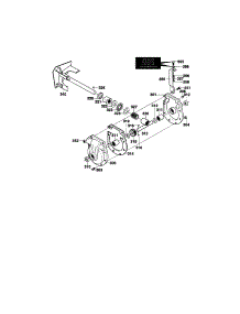 Gear Case Assembly parts for Craftsman Gas Snowblower 536881230 from AppliancePartsPros.com