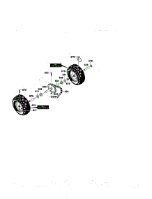 Wheel Assembly parts for Craftsman Gas Snowblower 536881230 from AppliancePartsPros.com