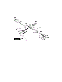 Chute Control Rod Assembly parts for Craftsman Gas Snowblower 536881230 from AppliancePartsPros.com