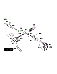 Chute Control Rod Assem parts for Craftsman Gas Snowblower 536881260 from AppliancePartsPros.com