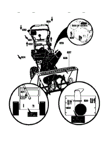 Decals parts for Craftsman Gas Snowblower 536881260 from AppliancePartsPros.com