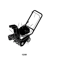 Decals parts for Craftsman Gas Snowblower 536881410 from AppliancePartsPros.com