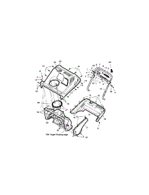 Top Cover parts for Craftsman Gas Snowblower 536881501 from AppliancePartsPros.com