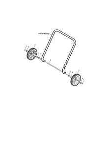 Wheels parts for Craftsman Gas Snowblower 536881501 from AppliancePartsPros.com