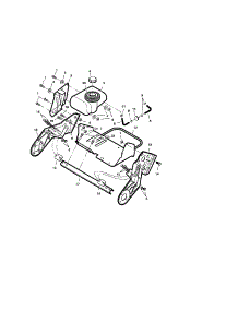 Frame / Fuel Tank parts for Craftsman Gas Snowblower 536881510 from AppliancePartsPros.com