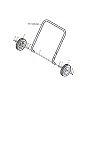 Wheels parts for Craftsman Gas Snowblower 536881510 from AppliancePartsPros.com