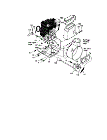 Frame parts for Craftsman Gas Snowblower 536881550 from AppliancePartsPros.com
