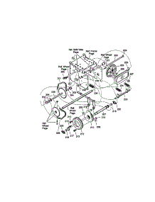 Drive parts for Craftsman Gas Snowblower 536881550 from AppliancePartsPros.com