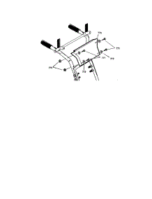 Panel parts for Craftsman Gas Snowblower 536881550 from AppliancePartsPros.com
