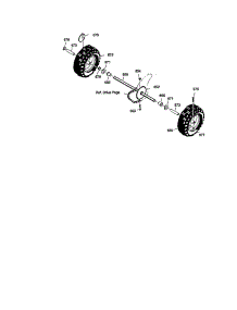 Wheels parts for Craftsman Gas Snowblower 536881550 from AppliancePartsPros.com