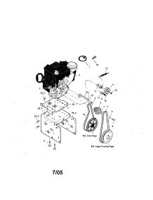 Engine parts for Craftsman Gas Snowblower 536881650 from AppliancePartsPros.com