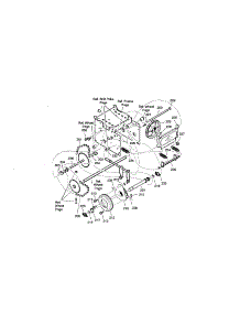 Drive Assembly parts for Craftsman Gas Snowblower 536881650 from AppliancePartsPros.com