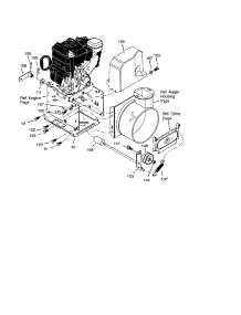 Frame parts for Craftsman Gas Snowblower 536881651 from AppliancePartsPros.com