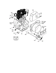Frame parts for Craftsman Gas Snowblower 536881750 from AppliancePartsPros.com