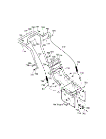 Handle parts for Craftsman Gas Snowblower 536881750 from AppliancePartsPros.com
