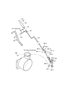 Chute Rod parts for Craftsman Gas Snowblower 536881750 from AppliancePartsPros.com