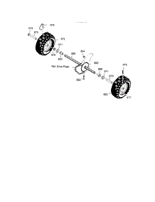 Wheels parts for Craftsman Gas Snowblower 536881750 from AppliancePartsPros.com