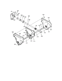 Gear Case parts for Craftsman Gas Snowblower 536881800 from AppliancePartsPros.com