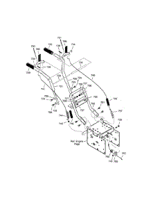 Handle parts for Craftsman Gas Snowblower 536881800 from AppliancePartsPros.com