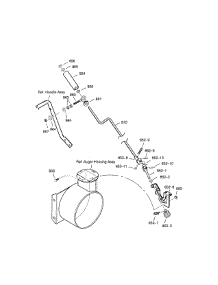Chute Rod parts for Craftsman Gas Snowblower 536881800 from AppliancePartsPros.com