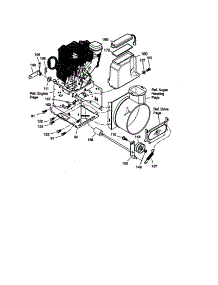 Frame parts for Craftsman Gas Snowblower 536881851 from AppliancePartsPros.com