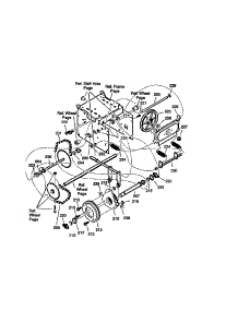 Drive parts for Craftsman Gas Snowblower 536881851 from AppliancePartsPros.com