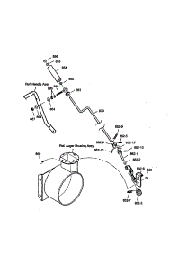 Chute Rod parts for Craftsman Gas Snowblower 536881851 from AppliancePartsPros.com