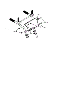 Panel parts for Craftsman Gas Snowblower 536881851 from AppliancePartsPros.com