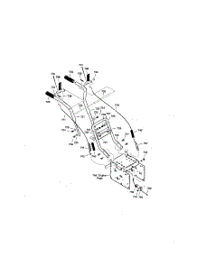Handle Assembly parts for Craftsman Gas Snowblower 536881950 from AppliancePartsPros.com
