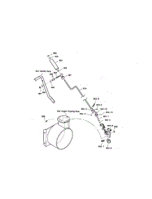 Chute Rod parts for Craftsman Gas Snowblower 536881950 from AppliancePartsPros.com