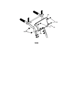 Panel parts for Craftsman Gas Snowblower 536881951 from AppliancePartsPros.com