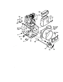 Frame parts for Craftsman Gas Snowblower 536881951 from AppliancePartsPros.com