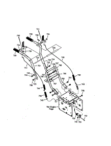 Handle parts for Craftsman Gas Snowblower 536881951 from AppliancePartsPros.com