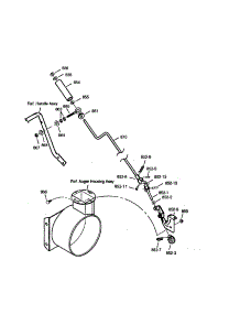 Chute Rod parts for Craftsman Gas Snowblower 536881951 from AppliancePartsPros.com