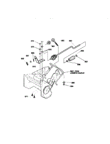 Chute Control Rod Assembly parts for Craftsman Electric Snowblower 536882090 from AppliancePartsPros.com