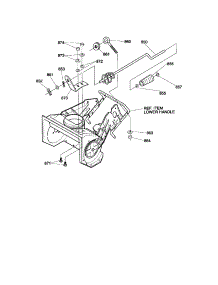 Chute Control Rod Assembly parts for Craftsman Electric Snowblower 536882092 from AppliancePartsPros.com