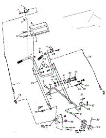 Handle Assembly parts for Craftsman Gas Snowblower 536882501 from AppliancePartsPros.com