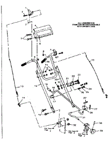 Handle Assembly parts for Craftsman Gas Snowblower 536882502 from AppliancePartsPros.com