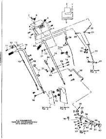 Handle Assembly parts for Craftsman Gas Snowblower 536882601 from AppliancePartsPros.com