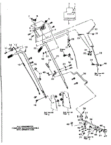 Handle Assembly parts for Craftsman Gas Snowblower 536882602 from AppliancePartsPros.com