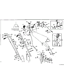 Handle Assembly parts for Craftsman Gas Snowblower 536882700 from AppliancePartsPros.com