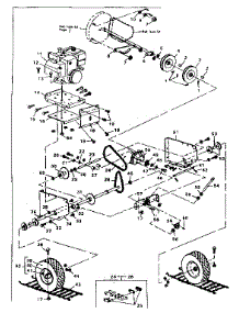 Wheel Assembly parts for Craftsman Gas Snowblower 536882702 from AppliancePartsPros.com