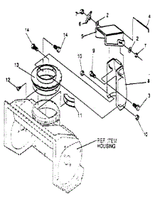 Discharge Chute parts for Craftsman Electric Snowblower 536883210 from AppliancePartsPros.com