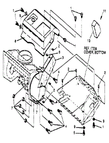 Belt Cover parts for Craftsman Electric Snowblower 536883210 from AppliancePartsPros.com