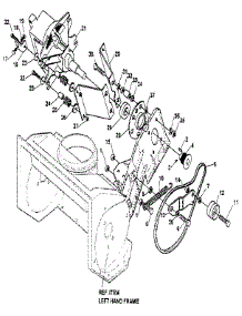 Motor Drive parts for Craftsman Electric Snowblower 536883210 from AppliancePartsPros.com