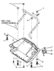 Bottom Cover parts for Craftsman Electric Snowblower 536883210 from AppliancePartsPros.com