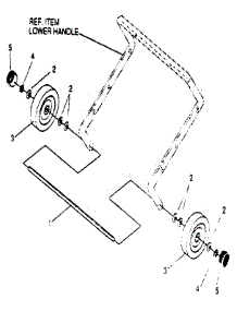 Wheel parts for Craftsman Electric Snowblower 536883210 from AppliancePartsPros.com