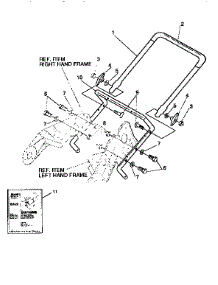 Handle Assembly parts for Craftsman Snow Blower 536883211 from AppliancePartsPros.com